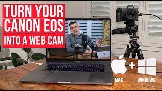 How to live stream without a capture card using your canon EOS R!  Mac and Windows webcam