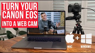 How to live stream without a capture card using your canon EOS R!  Mac and Windows webcam screenshot 3