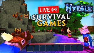 Playing Hytale Survival Games LIVE!