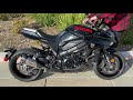 2020 Suzuki Katana exhaust sound stock vs. Yoshimura Alpha T slip-on
