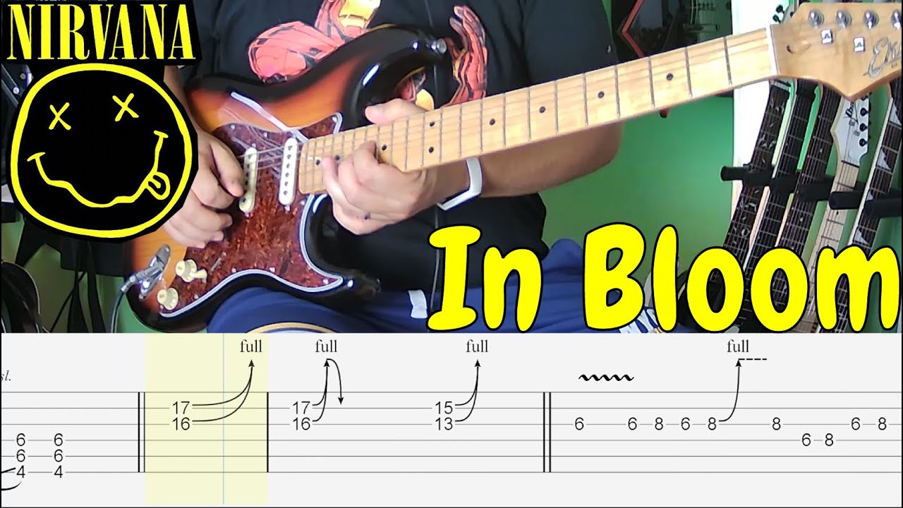 Nirvana In Bloom Guitar Cover Tab YouTube
