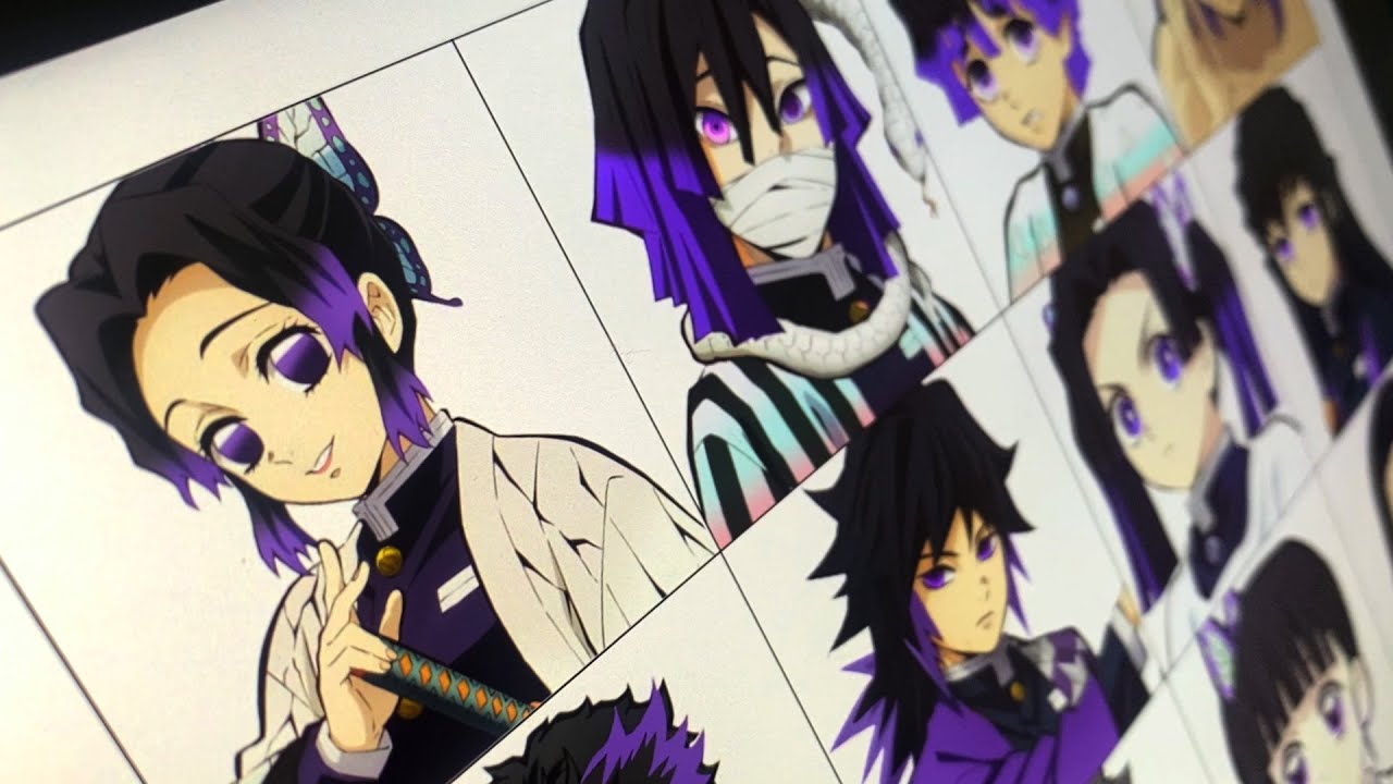 Drawing Demon Slayer All in Shinbobu Styles 【Kimetsu No Yaiba】