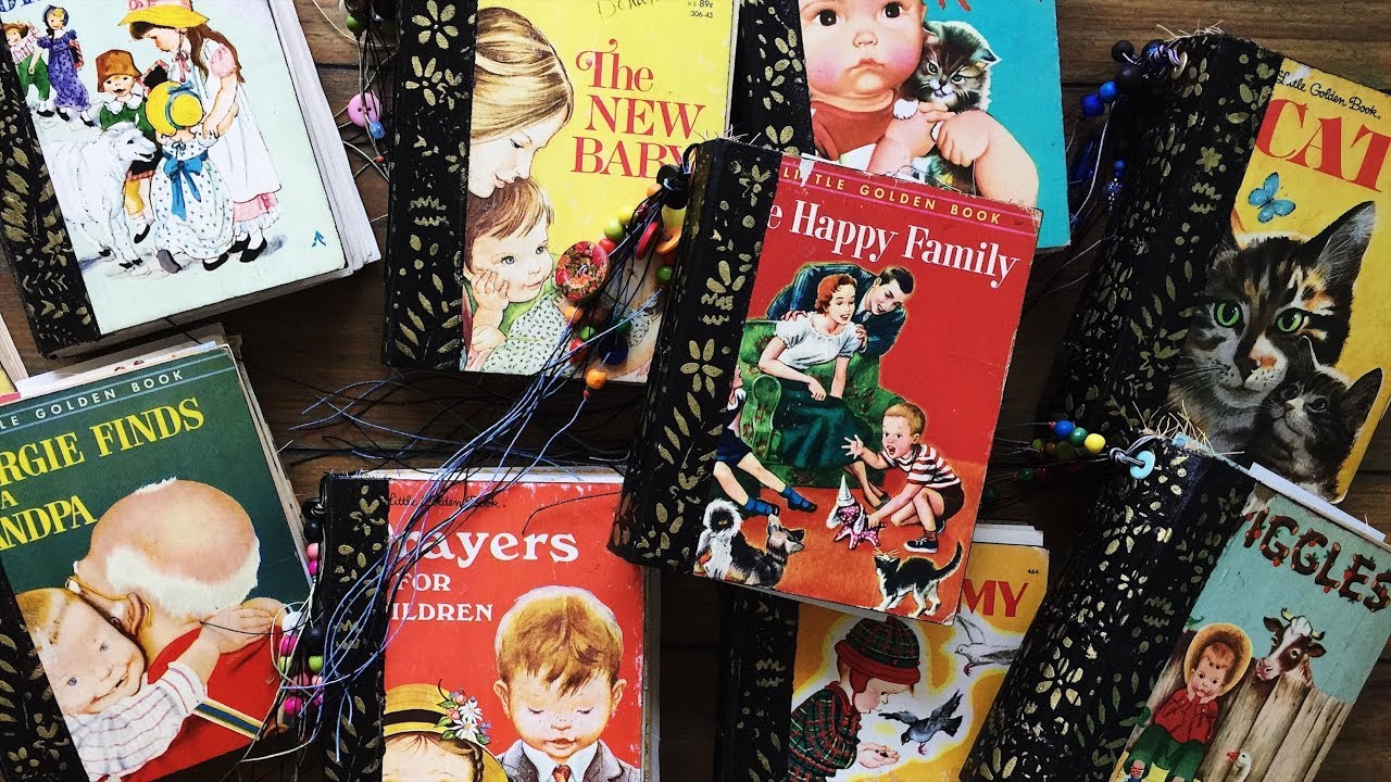 Eclectic Little Golden Book Journals