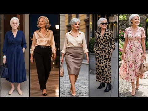 Natural Older Women OVER 50 60 70 |New Trends Fashion For Women |Summer Fashion 2026