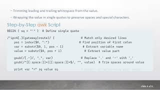 Details How to Use awk to Replace Periods and Hyphens in Field Names for Environment Variables News