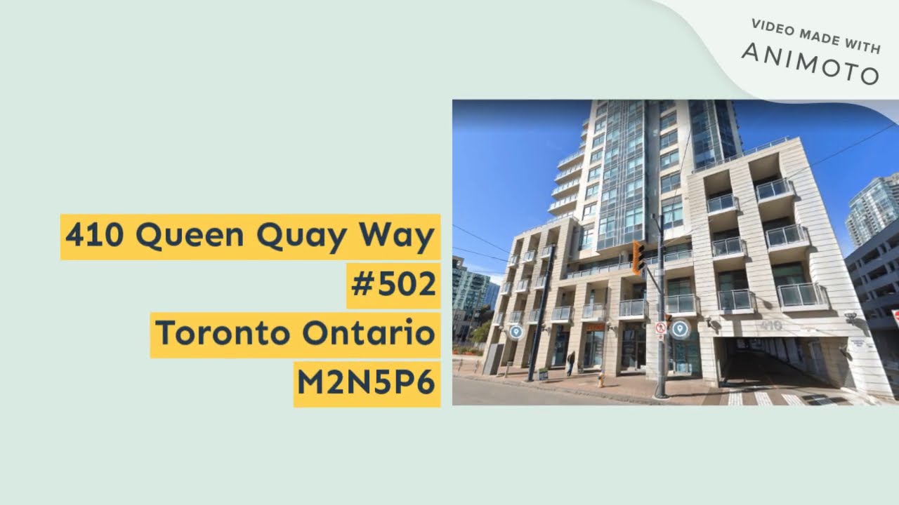 [Residential Investment] 1 Bed Condo- 410 Queen Quay 