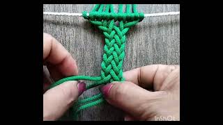 How to make a 7- strand double braid