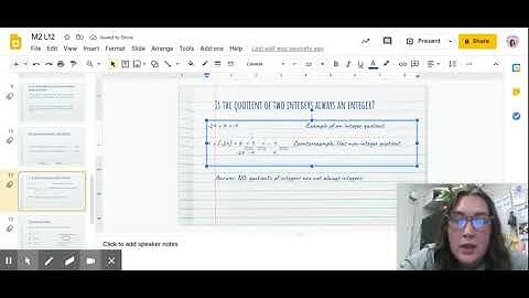 Quotient of two integers
