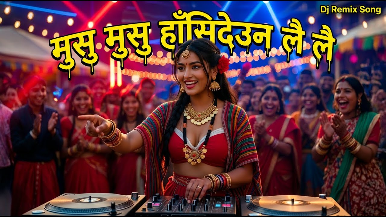 मुसु मुसु हाँसिदेउन लै लै(Musu Musu Hasi Deu) | Nepali Remix Cover Song | Dj Remix Full Bass 2025