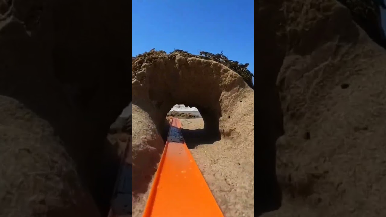 Hot Wheels Track at The BEACH #4 
