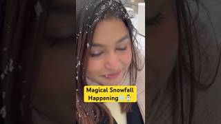 Magical snowfall in uzbekistan || #snowfall #travelvlog