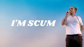 Video thumbnail of "IDLES - I'M SCUM (Lyrics)"