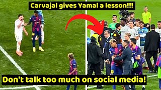 Dani Carvajal Gave Lamine Yamal A Lesson After Real Madrid Vs Barcelona 2-1