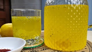 Saffron Lemonade Recipe Iftar Drink Recipe Refreshing Summer Drink Recipe
