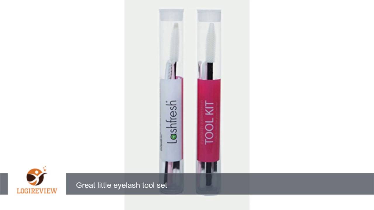 Lashfresh Eyelash Extension Tool Kit Stye & Care for Your Lashes Review/Test YouTube