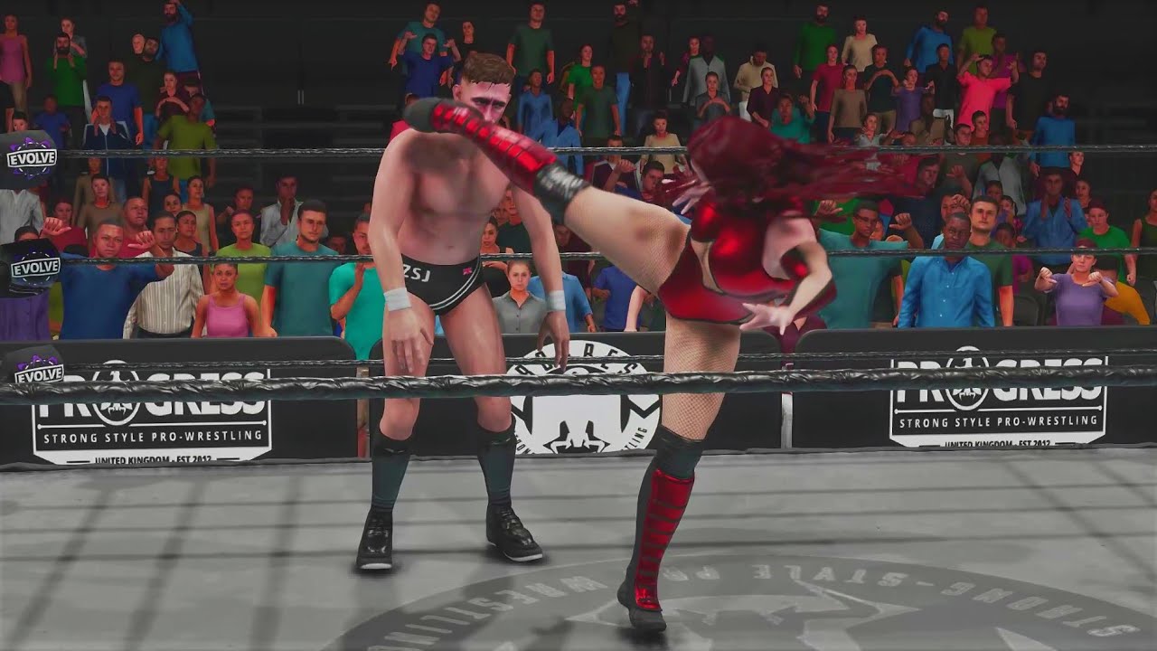 Sonya dominates Zack in one side intergender wrestling match. YouTube