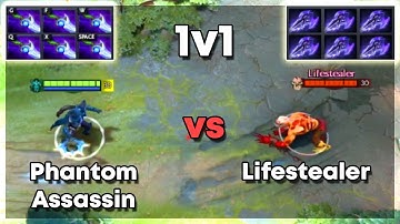 Phantom Assassin Diffusal x6 vs Lifestealer Mage Slayer x6 | Level 30 Dota 2 1v1 | Who Will Win?