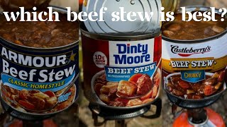 Ranking Beef Stew for Camping