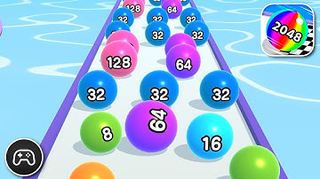 Ball Run 2048 - Gameplay Walkthrough Part 32 - Basic Game Levels 256-262 (iPad Gameplay HD)