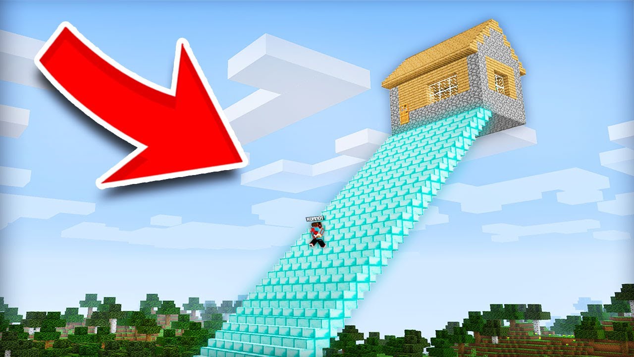 Почему этот житель живёт на алмазной лестнице в майнкрафт компот minecraft