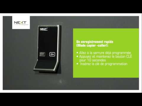 Comment programmer la serrure Digilock Axis Touch RFID