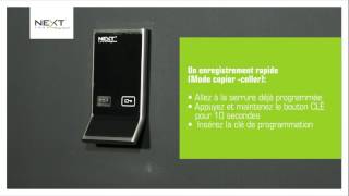 Comment programmer la serrure Digilock Axis Touch RFID