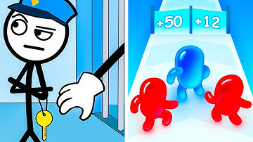 Thief Puzzle Vs Join Blob Clash 3D😸😹😸Walkthrough Max Gameplay ET2511