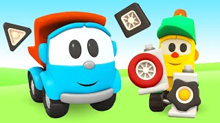 Dessins animés éducatifs en français pour enfants avec Léo le camion et Lifty le chariot élévateur