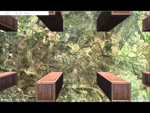 Adding 3d objects to Bing Maps (using Three.JS)