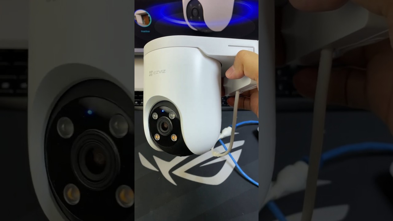 Cukup Pakai Satu Kabel! - Bisa Untuk Daya & Data | Ezviz H8C PoE 