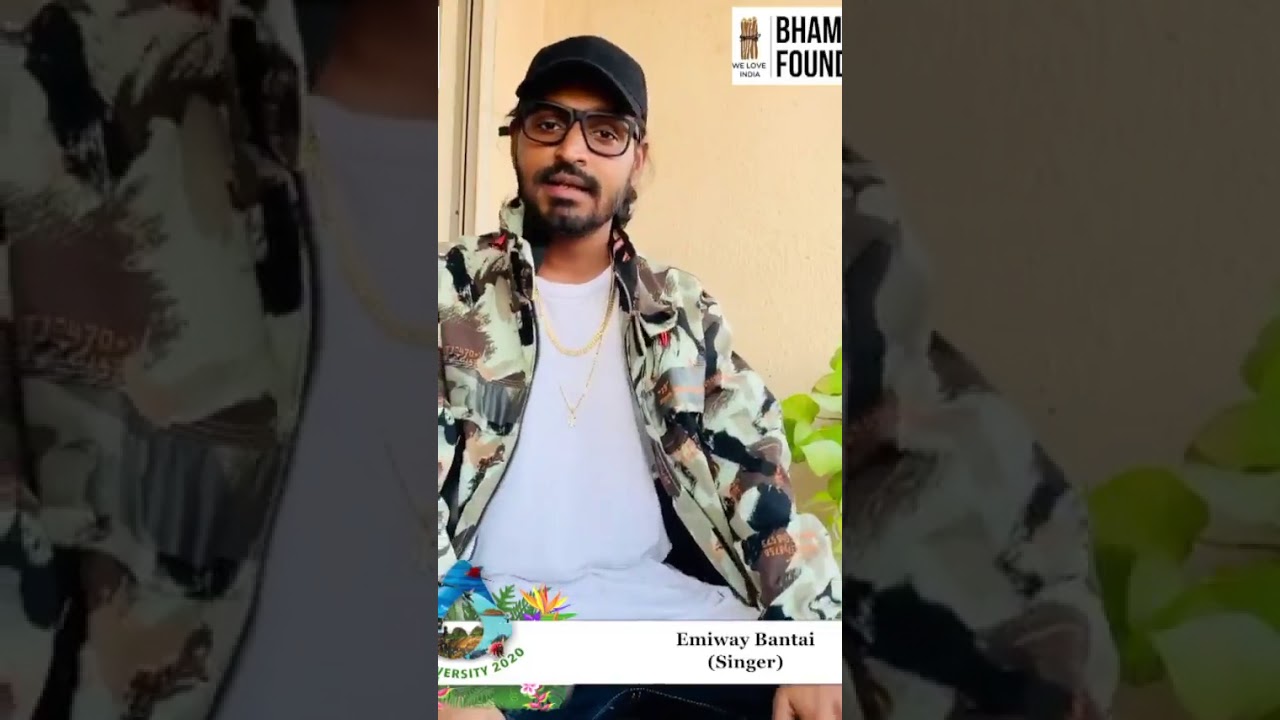 EMIWAY BANTAI 's message for 5th June World Environmental day special