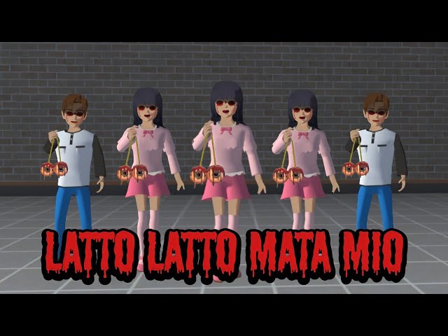 LATTO LATTO MATA MIO || HORROR MOVIE SAKURA SCHOOL SIMULATOR class=