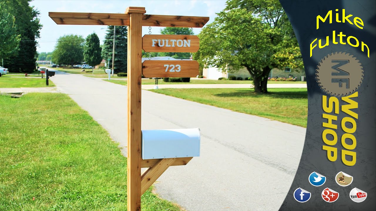 mailbox and post mailbox and post