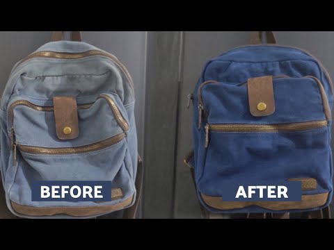 Recolor Tas Kanvas | DIY Repaint Tas | Menyulap Tas Lama Jadi Baru