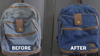 Recolor Tas Kanvas | DIY Repaint Tas | Menyulap Tas Lama Jadi Baru