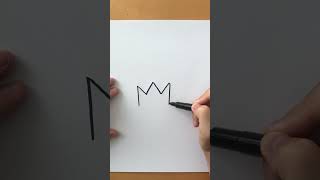 How to draw a crown