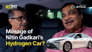Nitin Gadkari Takes Us On A Drive In His Hydrogen Car | The Hotspot With Rahul Shrivastava | Jist