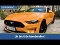 Essai  ford mustang v8 gt 2018  viscralement attachante