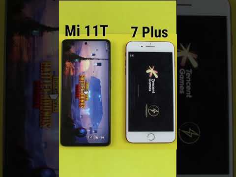Mi 11T Vs IPhone 7 Plus PUBG TEST | 90 FPS VS 40 FPS PUBG Mobile Test | Random Videos On Internet