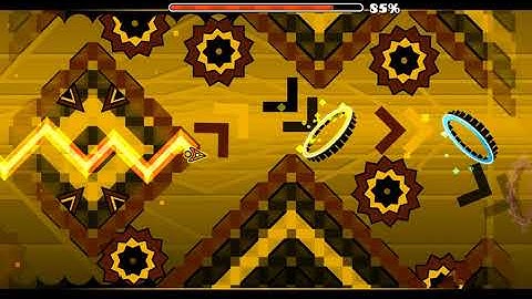 Geometry Dash- [Hard Demon] sharp by kaval (All coins)