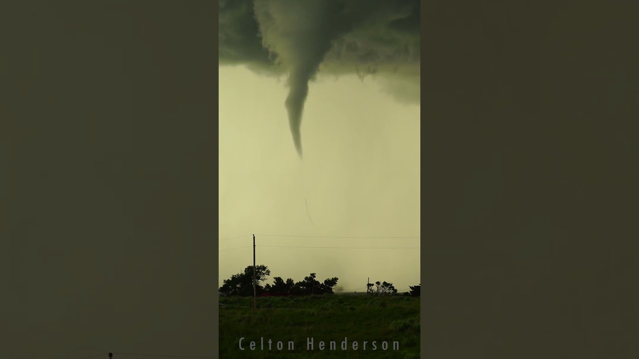 Beautiful Tornado Forming In Oklahoma Shorts