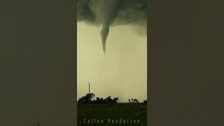 Beautiful Tornado forming in Oklahoma #shorts