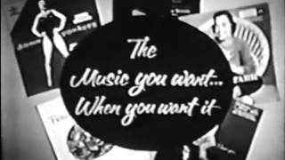 VINTAGE 1956 RCA RECORDS COMMERCIAL