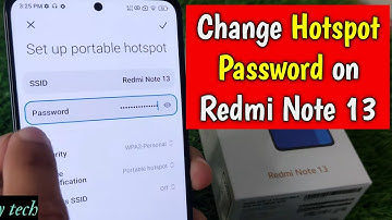 How to Change Hotspot Password on Redmi Note 13 5g | mobile hotspot password change