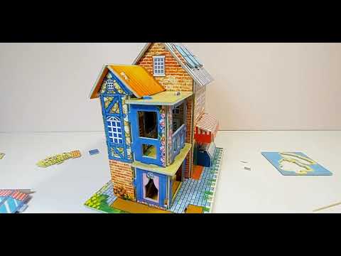 3D пазлы//Конструктор 3D//3D домик