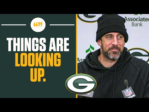Aaron rodgers believes the packers can win out & have a chance at the playoffs i full interview