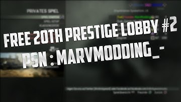 [PS3/MW3] FREE 20TH PRESTIGE LOBBY #2