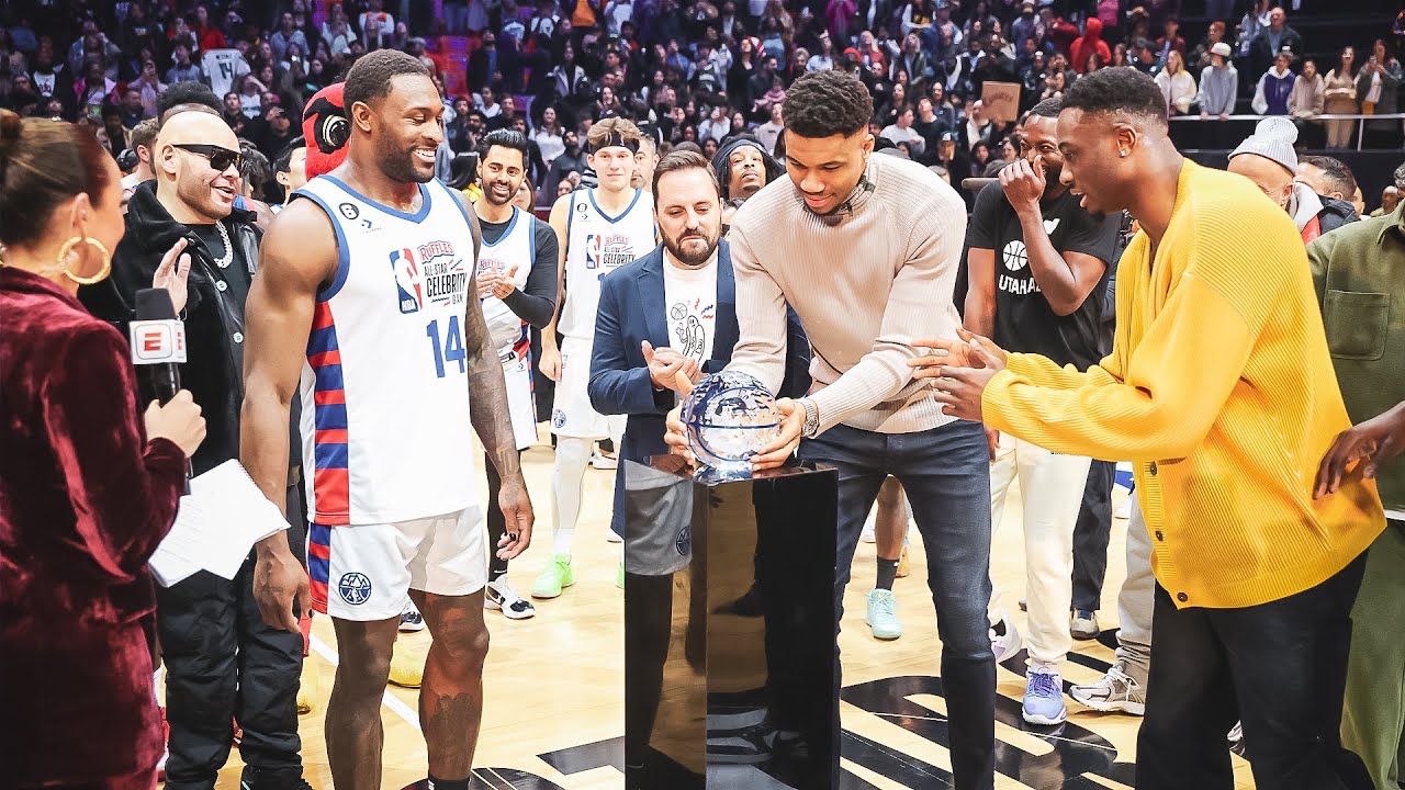 2023 NBA All-Star Day 1 AntetokounBros Win Celebrity Game