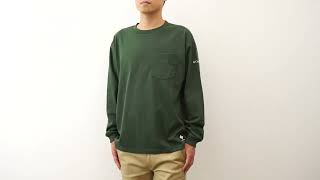 Columbia コロンビア ロンT ミラーズ クレスト 長袖 Tシャツ メンズ ポケT ポケット インナー 吸湿 速乾 厚手 厚い 生地 無地 シンプル ロゴ 大きい サイズ PM0369