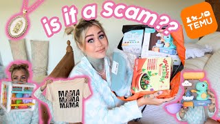 Mom Tries Temu...Is it a scam?? Would I Order Again?? | @KristenxLeanne